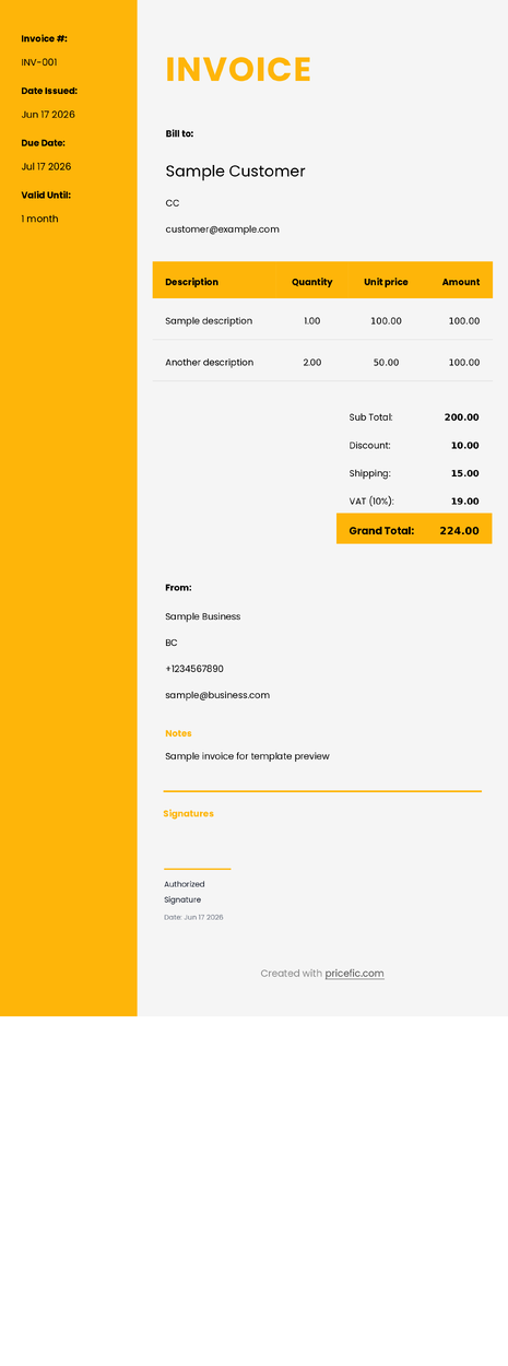 Delivery Note